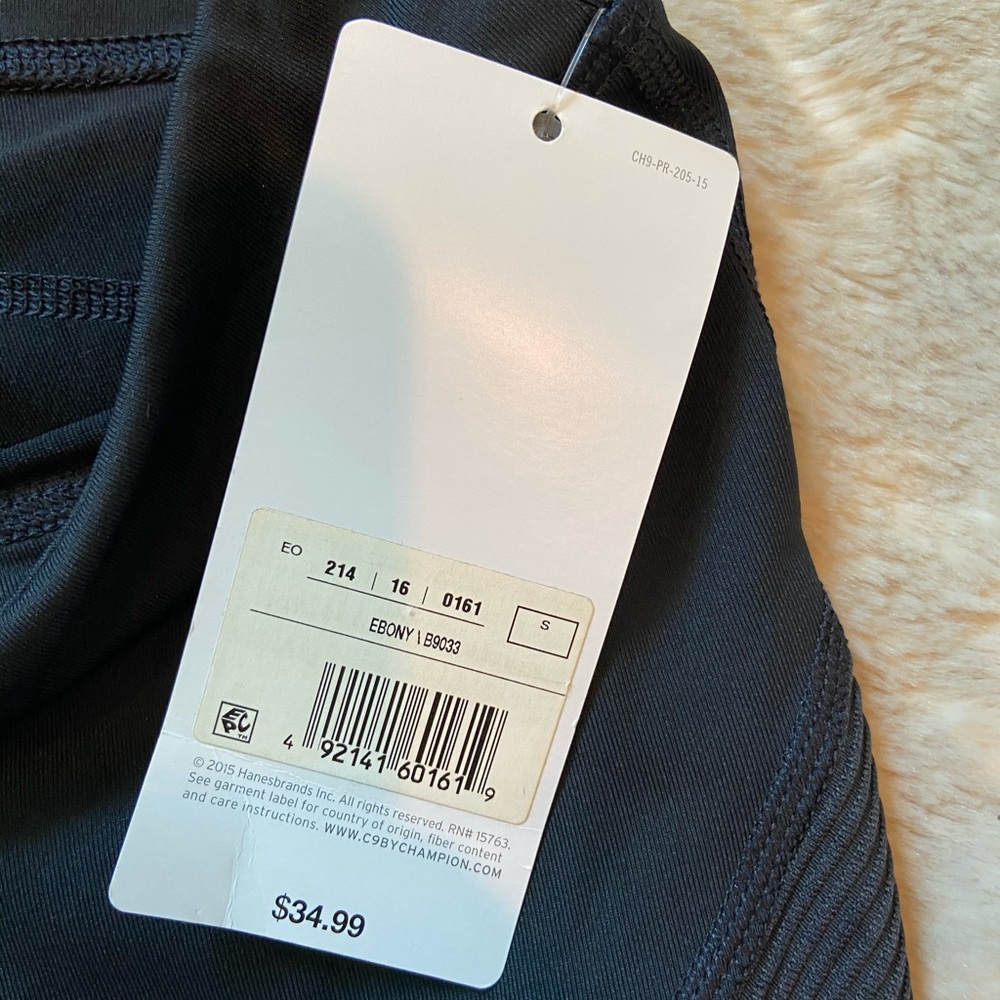 New with Tags! Champion black cropped leggings - Picture 3 of 8